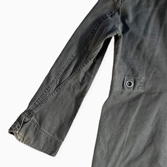 RARE Vintage Diesel Olive Green Military Field Jacket, sz Small - Picture 9 of 12